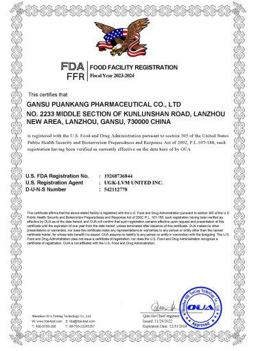 FDA registration